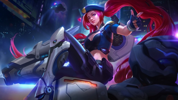 Layla, Breacher, Skin, Mobile Legends, 4K