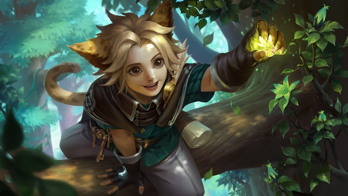 Harith from Mobile Legends with Savannah Cat Skin 4K