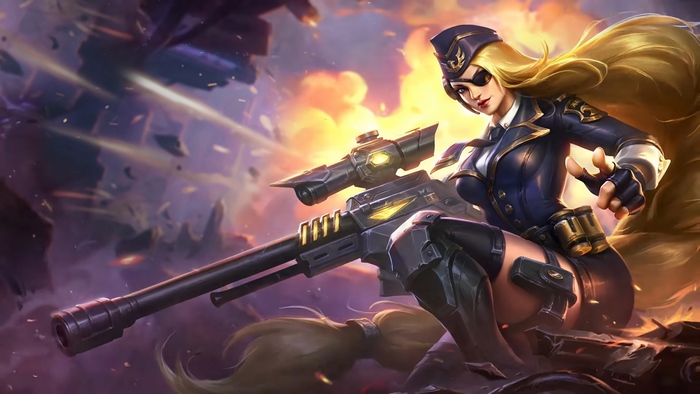 Lesley, General Rosa, Skin, Mobile Legends, 4K