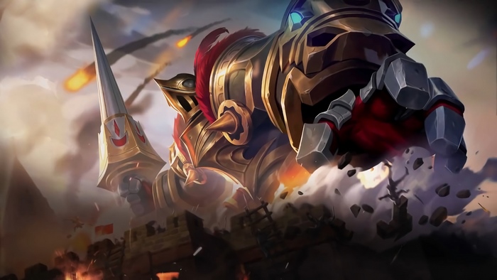 Grock, Castle Guard, Skin, Mobile Legends, 4K