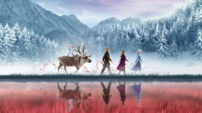 Frozen 2, Elsa, Anna, Kristoff, 4K
