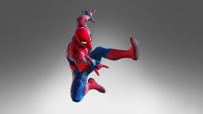 Spider-Man in a dynamic pose