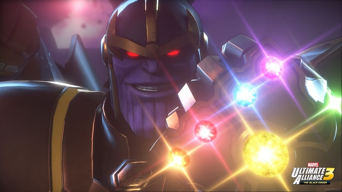 Thanos with Infinity Gauntlet from Marvel Ultimate Alliance 3 4K