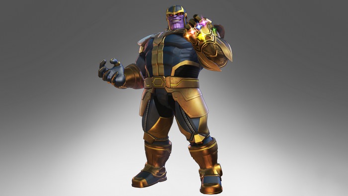 Thanos from Marvel with Infinity Gauntlet