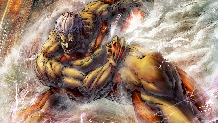 Armored Titan, Attack on Titan, 4K