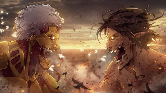 Armored Titan vs Attack Titan Battle 4K