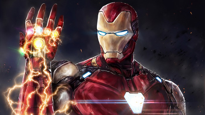 Iron Man, Infinity Stones, Avengers Endgame, 4K