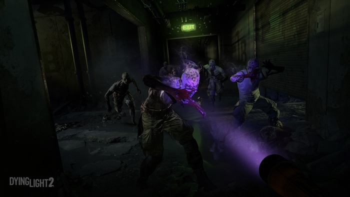 Dying Light 2 Zombies in a Dark Hallway