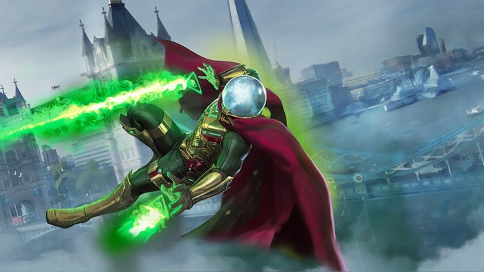 Mysterio from Spider-Man Far From Home in London 4K