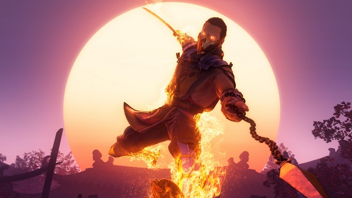 Scorpion from Mortal Kombat 11 in 4K