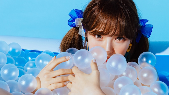Wendy from Red Velvet in a ball pit