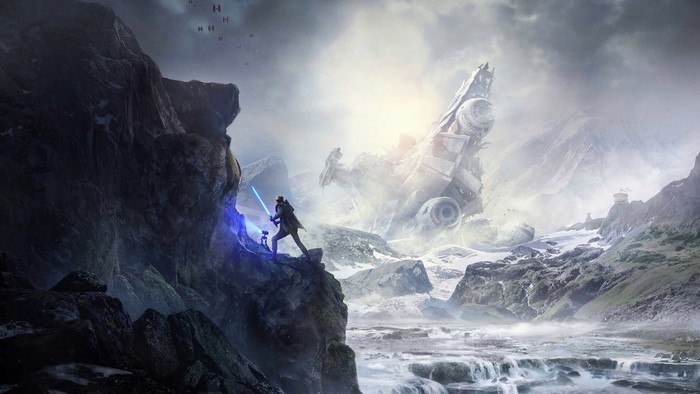 Cal Kestis and BD-1 from Star Wars Jedi: Fallen Order 4K