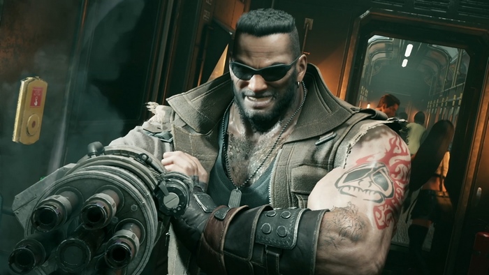 Barret Wallace from Final Fantasy 7 Remake in 4K