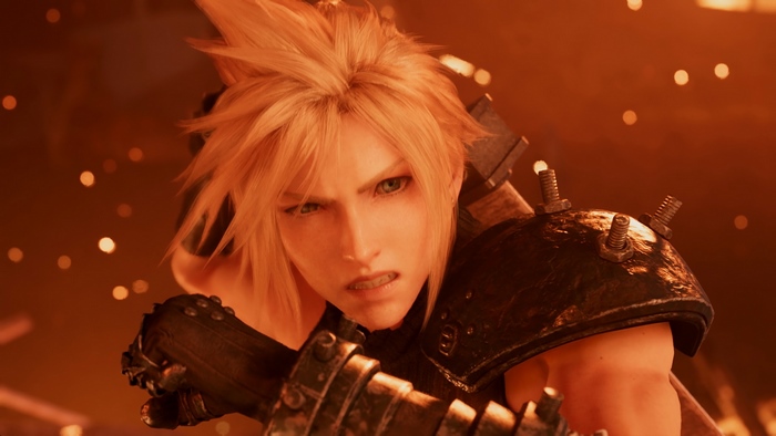 Cloud Strife from Final Fantasy 7 Remake 4K