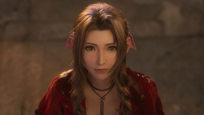Aerith Gainsborough from Final Fantasy 7 Remake 4K