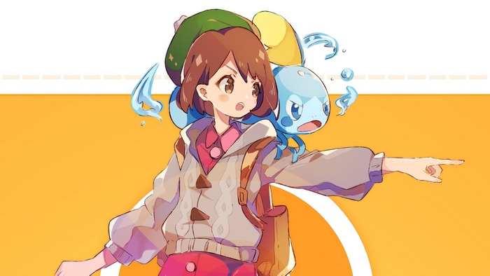 Gloria and Sobble from Pokemon Sword and Shield 4K
