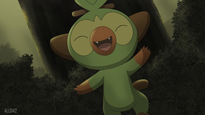 Grookey from Pokemon Sword and Shield 4K