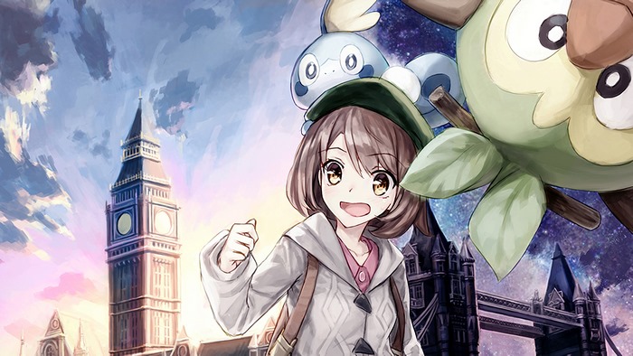 Gloria and Pokemon from Pokemon Sword and Shield in 4K