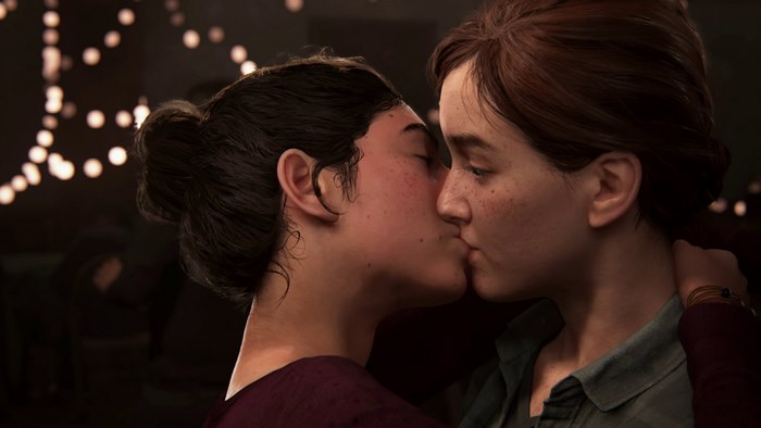 The Last of Us Part 2, Ellie and Dina, Kissing, 4K