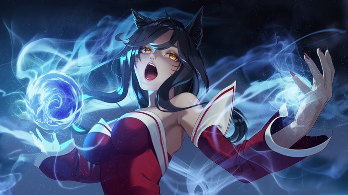 Ahri, LoL, 4K
