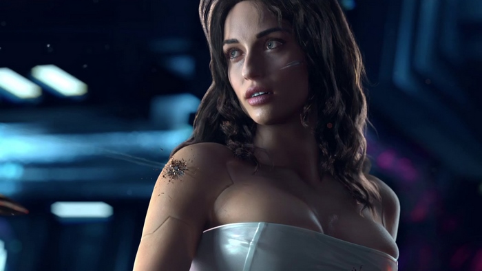 Girl from Cyberpunk 2077 4K