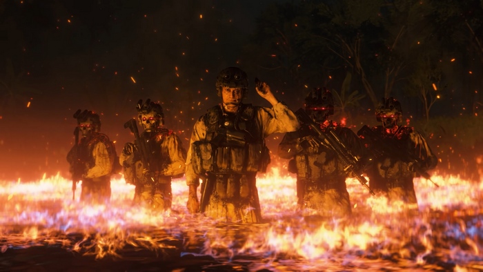Cliff and skeleton soldiers in Death Stranding 4K
