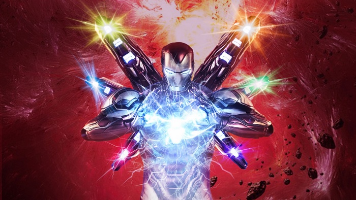 Avengers: Endgame, Iron Man, Infinity Stones, 4K