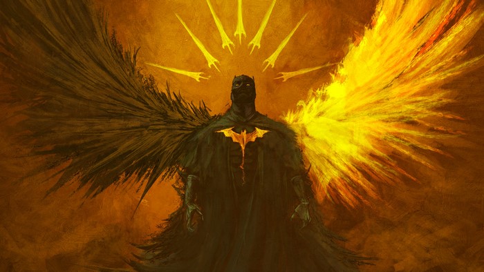 Batman with Angelic Wings 4K