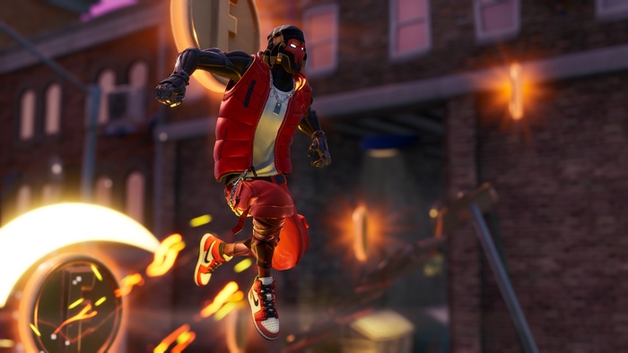 Fortnite character Grind in 4K