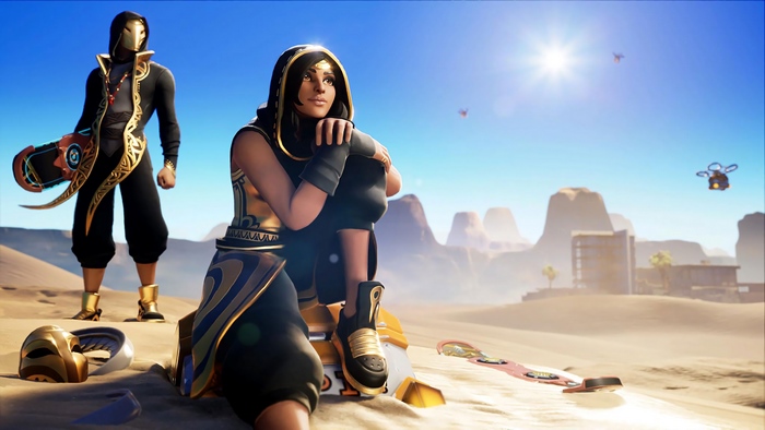 Sandstorm and Scimitar from Fortnite 4K