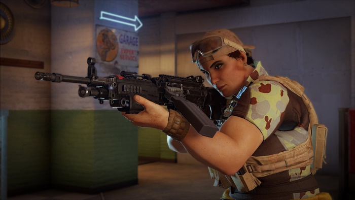 Gridlock from Rainbow Six Siege in 4K