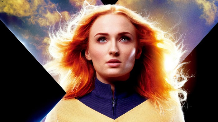 Jean Grey from X-Men, Sophie Turner, 4K