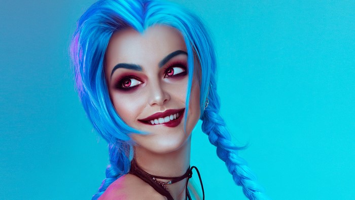 Jinx from LoL Cosplay 4K