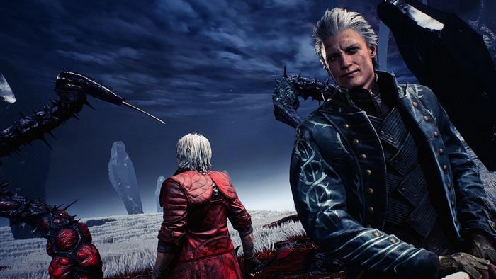 Vergil and Dante from Devil May Cry 5 in 4K
