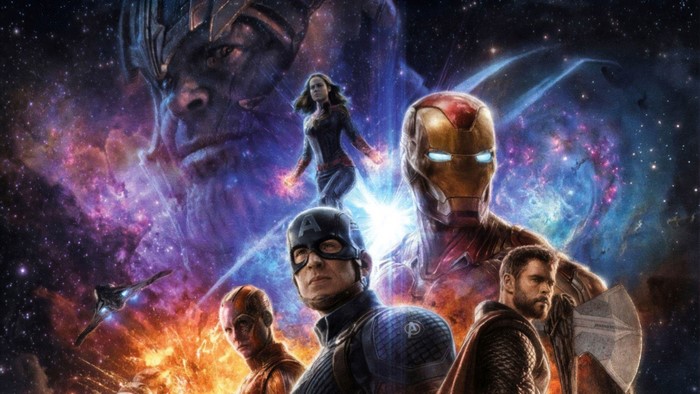 Avengers: Endgame Thanos Captain Marvel 4K