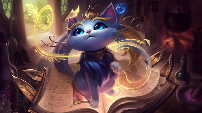 Yuumi from League of Legends Splash Art 4K