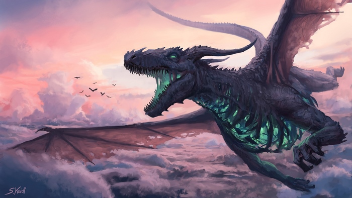 Dragon, Fantasy, 4K