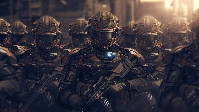 Sci-Fi, Soldiers, 4K