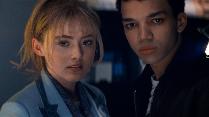 Lucy Stevens and Tim Goodman from Pokemon: Detective Pikachu 4K