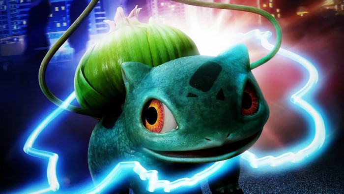 Bulbasaur from Pokemon: Detective Pikachu 4K