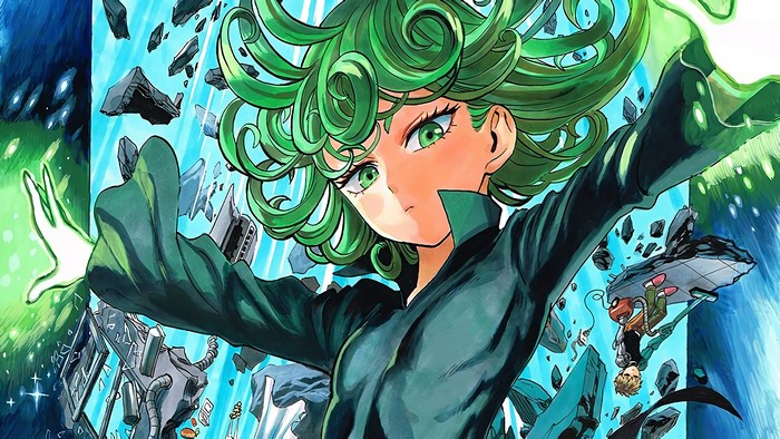 Tatsumaki from One Punch Man using psychic powers