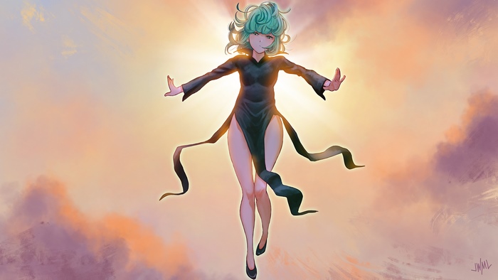 Tatsumaki from One Punch Man in 4K