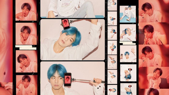 V from BTS in Map of the Soul: Persona 4K