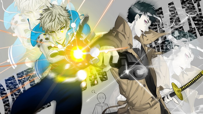 Genos and Zombieman from One Punch Man 4K