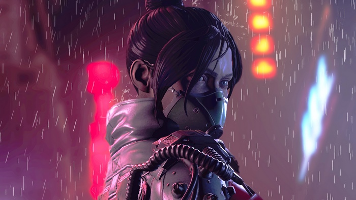 Wraith from Apex Legends in 4K