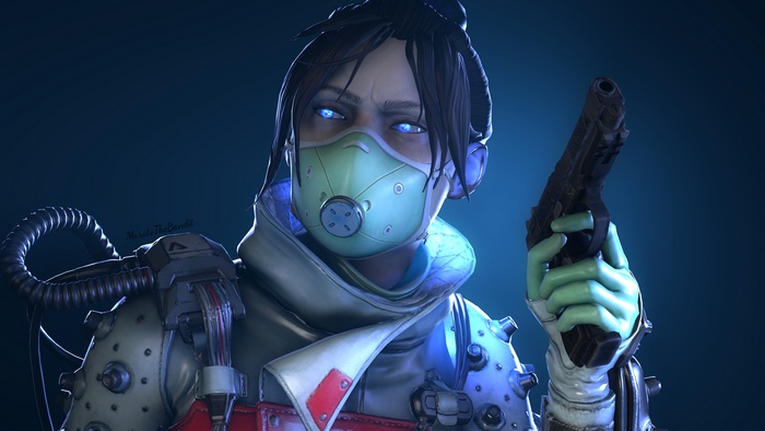 Wraith from Apex Legends in 4K