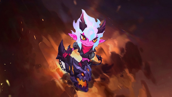 Little Demon Tristana from League of Legends 4K