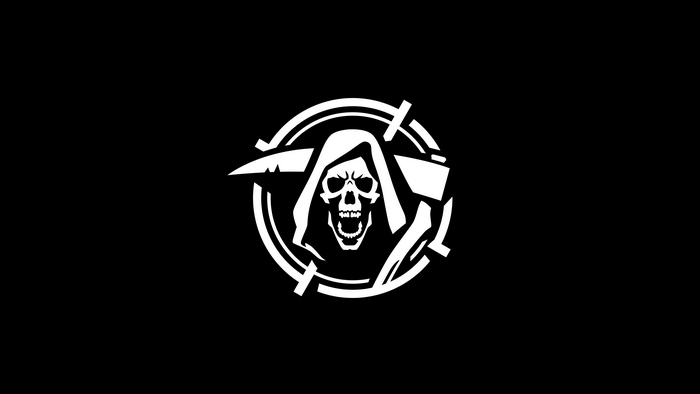 Grim Reaper with Scythes Emblem