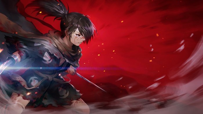 Hyakkimaru from Dororo with sword