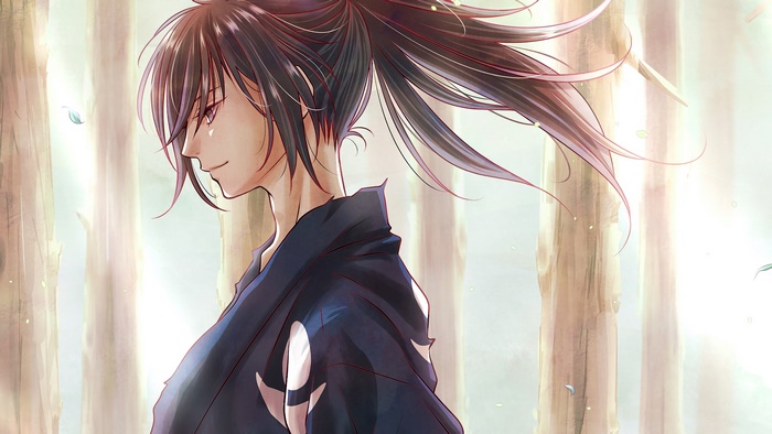 Hyakkimaru from Dororo in a forest